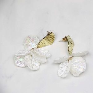 Anti-allergy Shell Detailed Dangle Earrings